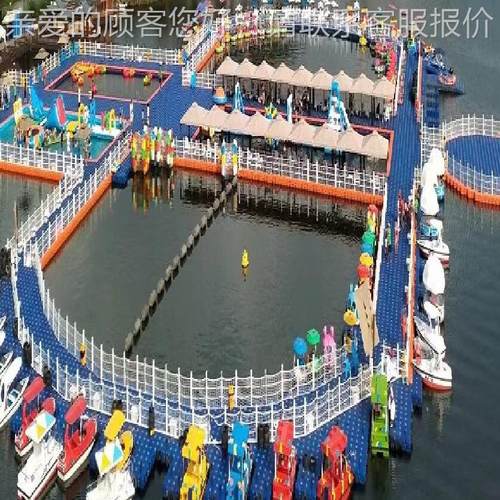 浮浮桥水上浮平台码电动船筒游艇快68042艇停泊头垂钓网箱塑料浮