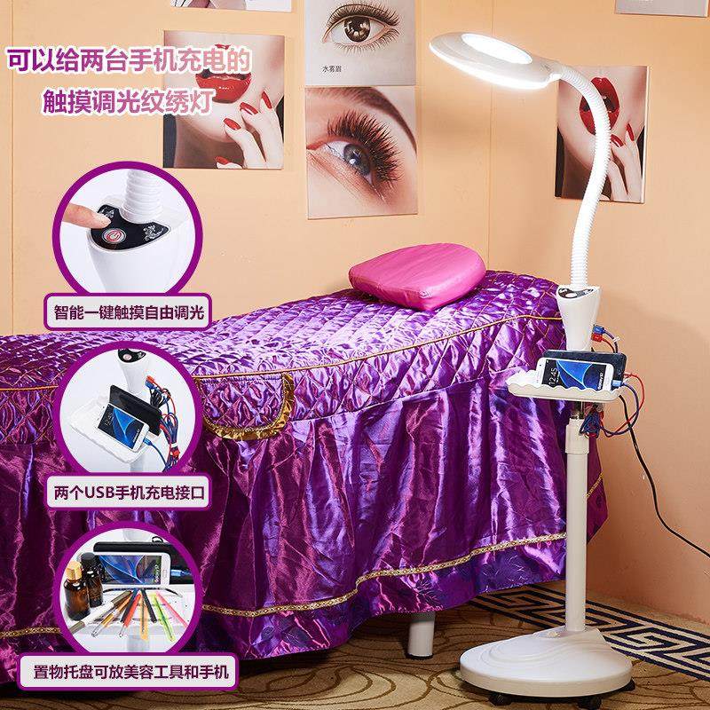 新款美容院LED冷光放大镜冷光灯无影灯美容灯纹绣灯挤痘痘落地灯