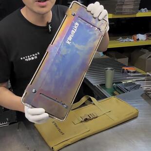 纯钛2.0/桌面款1秒开合折叠烧烤炉家用户外碳烤炉烧烤架子炉子