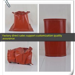 方连接管伸缩布软布袋风机软连接帆布排气管方对圆高温防火定制