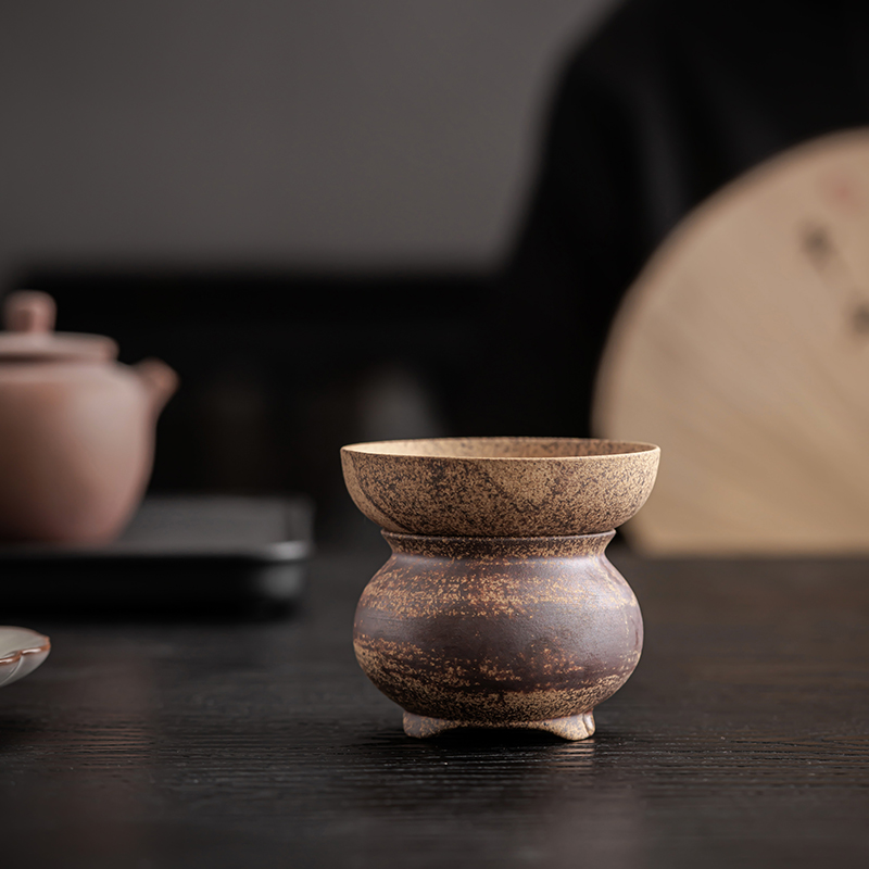 陶瓷一体式茶漏家用公道杯分茶器