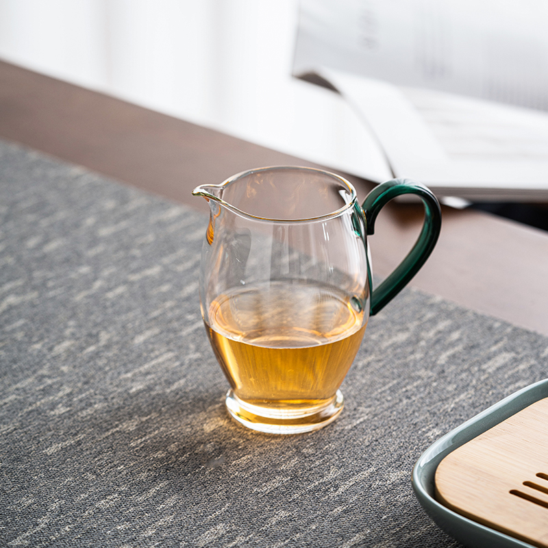 加厚防烫玻璃公道杯分茶器简约家用茶海茶漏过滤高档功夫茶具配件