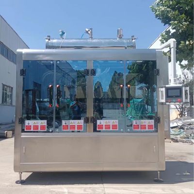 全自动跟踪灌装机洗化类油类洗洁精洗发膏沐浴露洗手液追踪灌装机