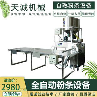 四川地区红苕粉皮机生产视频 商用全自动自熟米粉机