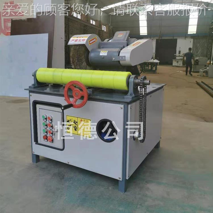 圆管抛光机圆管外除锈机砂带拉IID丝工业自动钢打磨机机镜面抛光