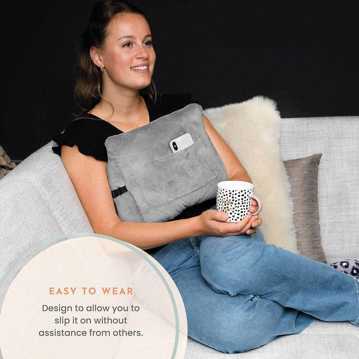 胸部愈合防护枕胸部支撑枕头腰靠垫用于乳房支撑枕抱枕靠垫枕