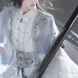 少年游汉服男女同款cos服新国风大典超仙侠客日常齐腰改良汉元素