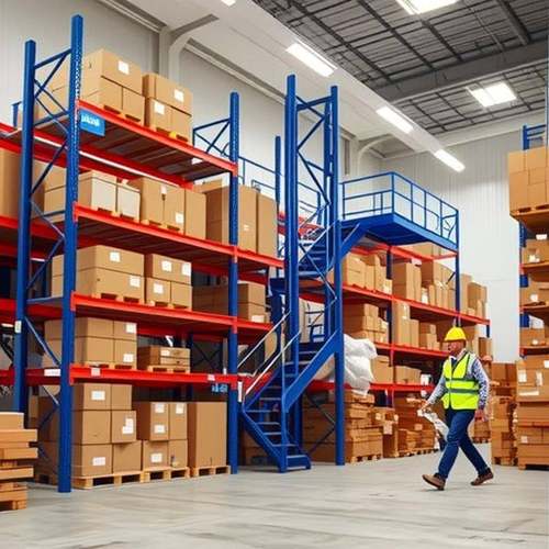 阁楼货架重型仓库金属钢平台储物组合式货架厂家服装五金