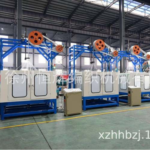 500型大型编织机PLC电脑触摸屏500-12T-1绳缆安全绳编织机