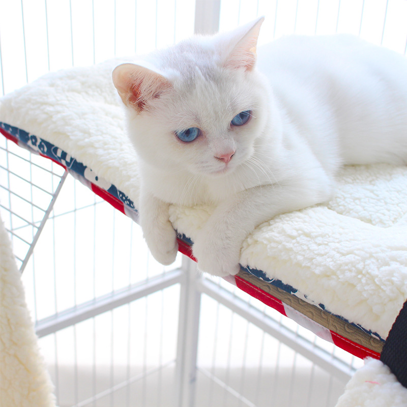 宠物垫子猫咪棉垫保暖加厚冬季猫笼平台垫猫垫睡觉用狗狗垫子睡垫