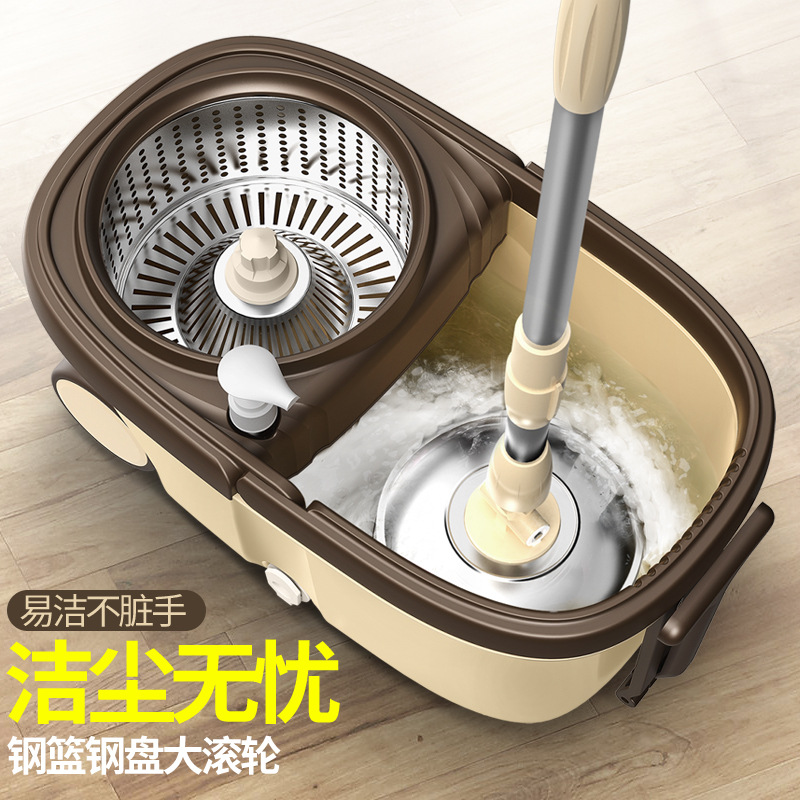万奔旋转拖把桶好神拖手压拖把带轮子礼品墩布桶地拖桶