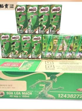越南NESTLE美禄Milo可可味饮料48瓶x180ml巧克力奶风味东南亚特产