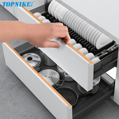 顶耐免拉手橱柜封边条柜门抽屉衣柜隐形卡槽式 内嵌暗藏铝全金型材