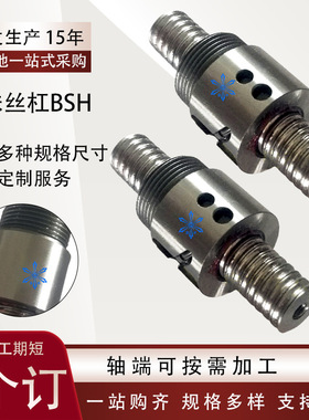 滚珠丝杆丝杠BSH01002 1004 1204 1205 1404 1604 2005 2505 2510