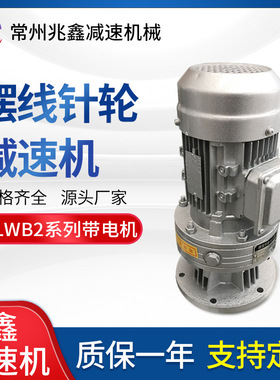 厂家直供减速器摆线针轮减速机XLWB2带电机系列低噪音可质保