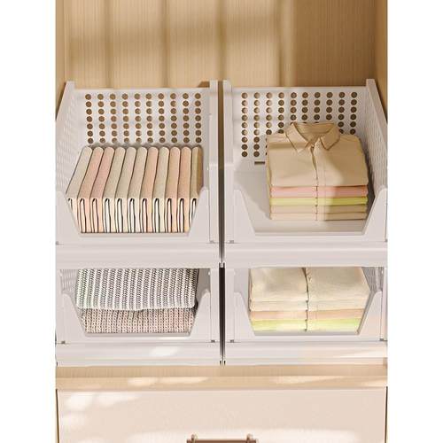 抽屉式收纳分层隔板衣柜内置分割神器自由组合卧室分隔板整理架子