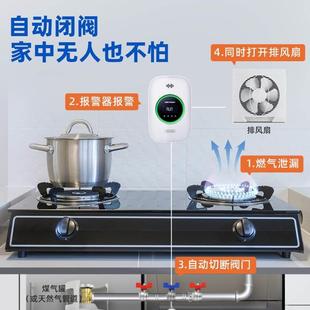 海康威视天燃气报警器家商用厨房煤气泄漏自动断阀一氧化碳报警器