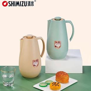 清水保温水壶家用保温壶玻璃内胆大容量暖壶热水瓶便携学生热水壶