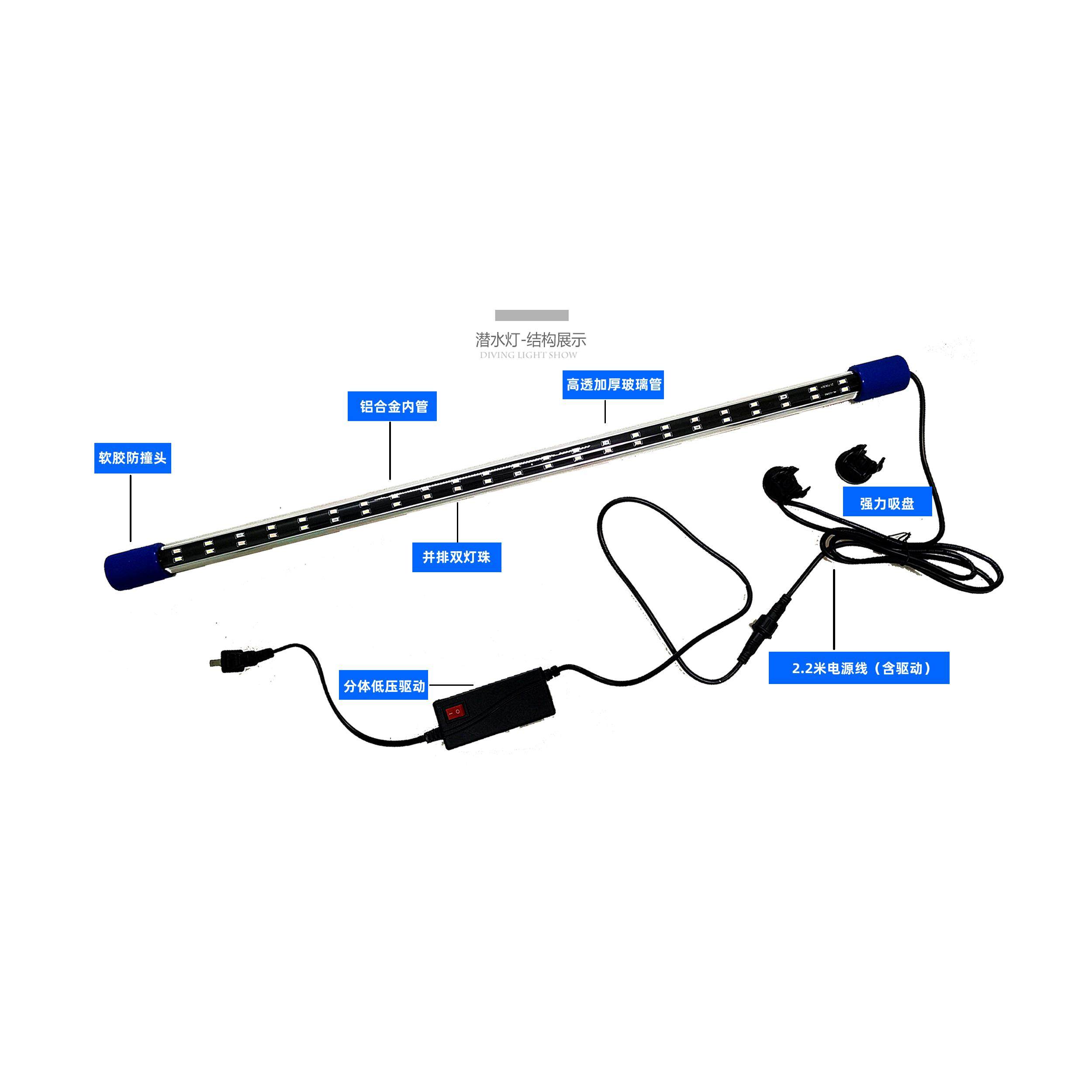 鱼缸灯LED水草照明灯水族箱专用造景灯光红龙鹦鹉鱼防水灯管水陆,宠物/宠物食品及用品,照明器材,淘宝优惠券,粉丝福利购,淘宝优惠卷