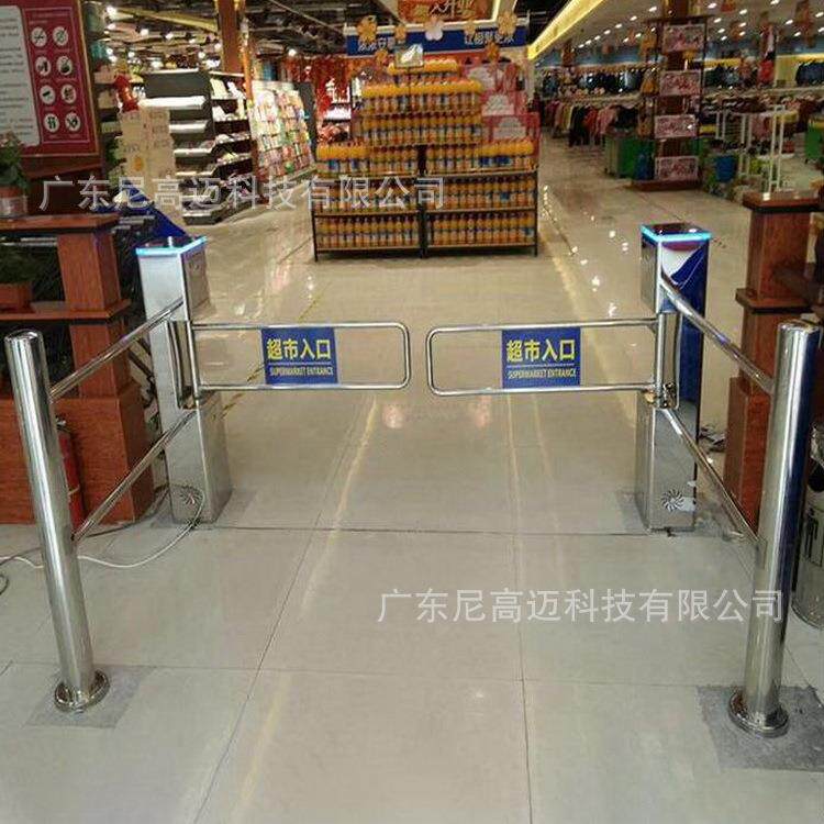 超市自动感应门智能入口单向门禁矿山专用设备