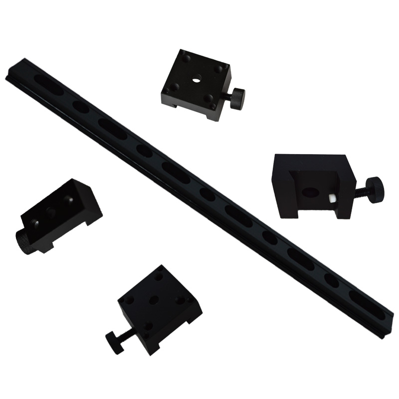 光学滑轨燕尾座载物台直线手动平移导轨光具座滑块调节固定实验台