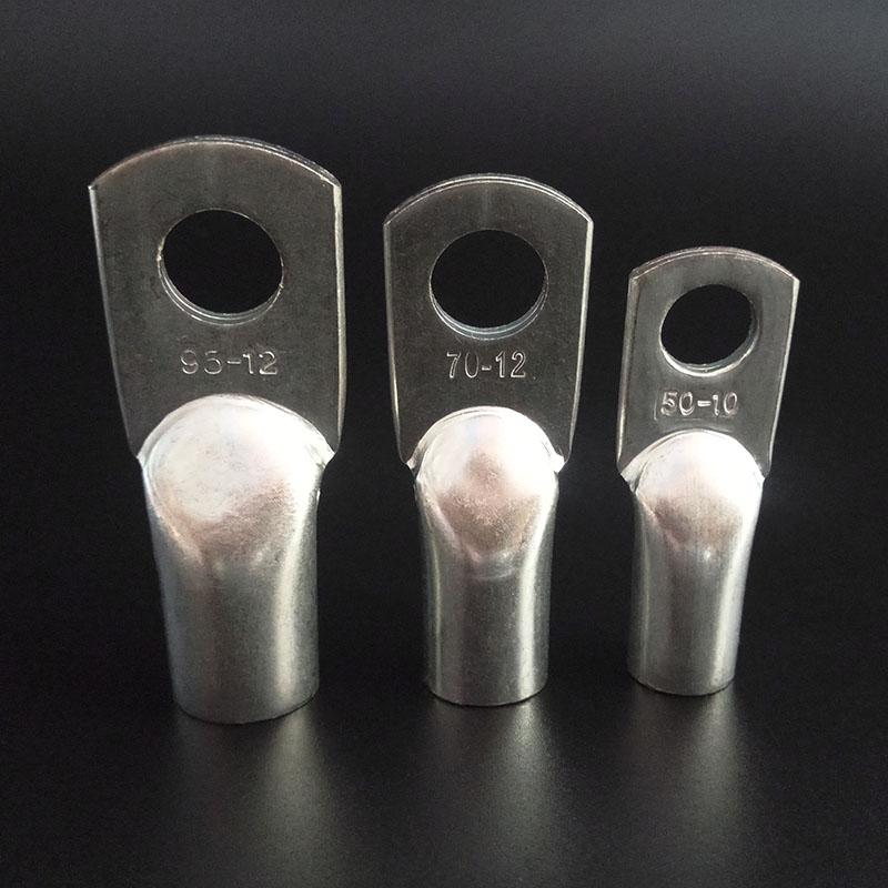 JG16平方6-8-10船用管压铜鼻子电缆铜接头压接线端子线耳国标镀锡