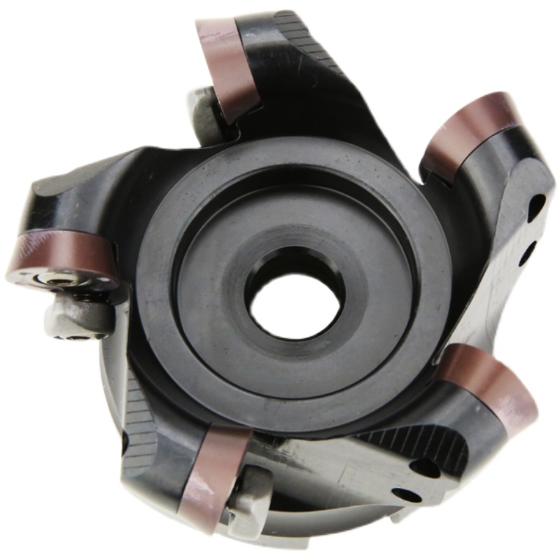 高强度R10数控圆鼻铣刀盘R8面铣刀盘RCMT2006刀片加工中心铣刀盘