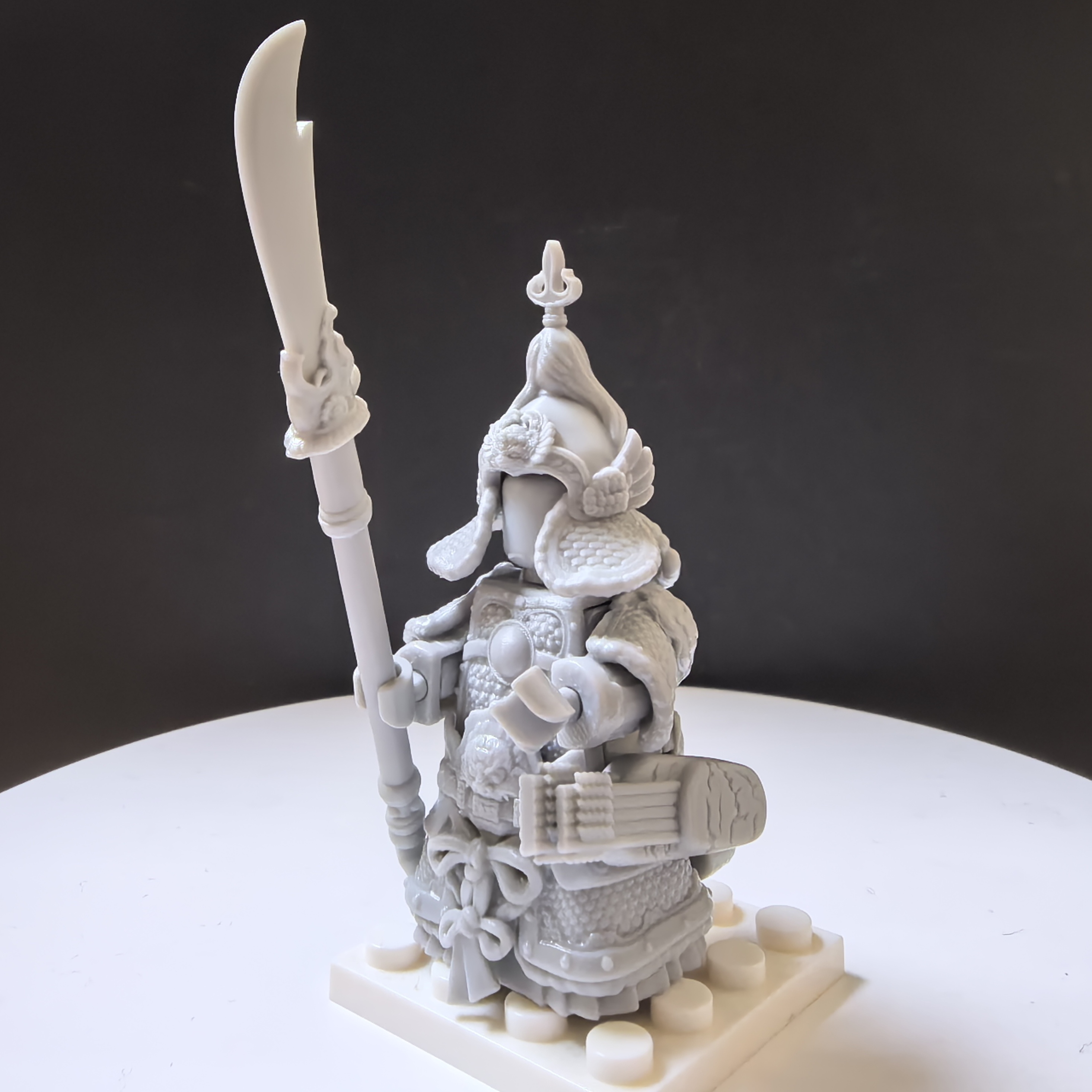 徐达 |光固化打印的第三方小人仔穿戴白模细节清晰磁吸配件