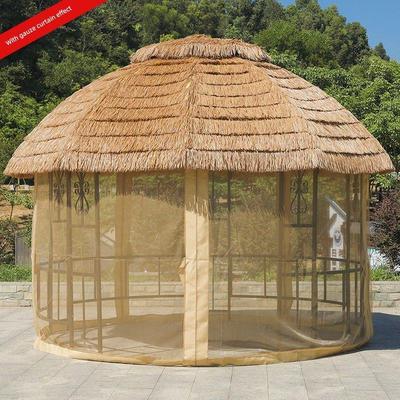 室外庭院亭草棚农家乐帐篷民宿休闲凉棚风景园林草棚亭