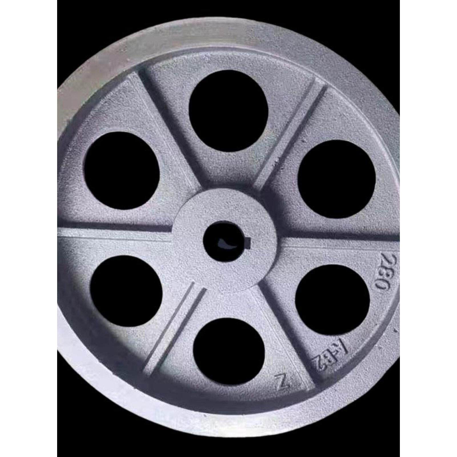 皮带轮双槽 2槽 A型 B型皮带轮 中标 铸铁 220-400型