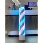 2025年美发转灯LED灯带电机旋转发廊门头灯箱挂墙壁户外防水加亮