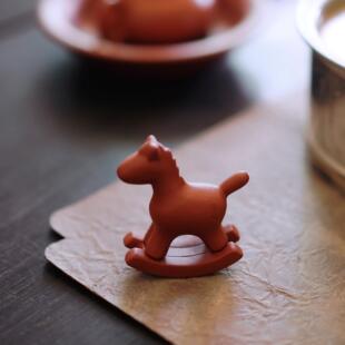 不看山 蔡煜坚 摇摇马 茶宠 可爱摆件 可养 茶配件 潮州工夫茶具