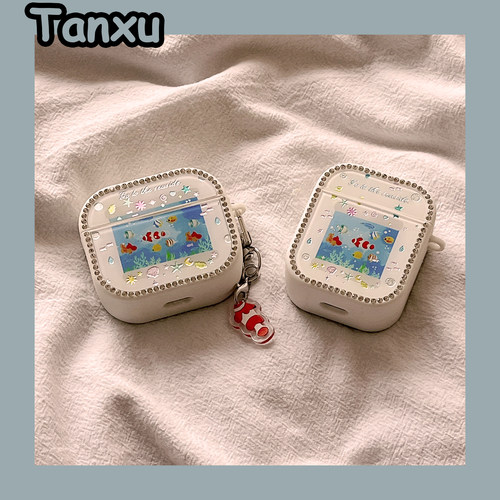 海底小鱼磁吸适用苹果耳机套