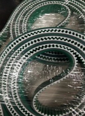 PU聚氨酯钢丝同步带皮带XHT5T10双面齿形齿轮橡胶工业传动带皮带