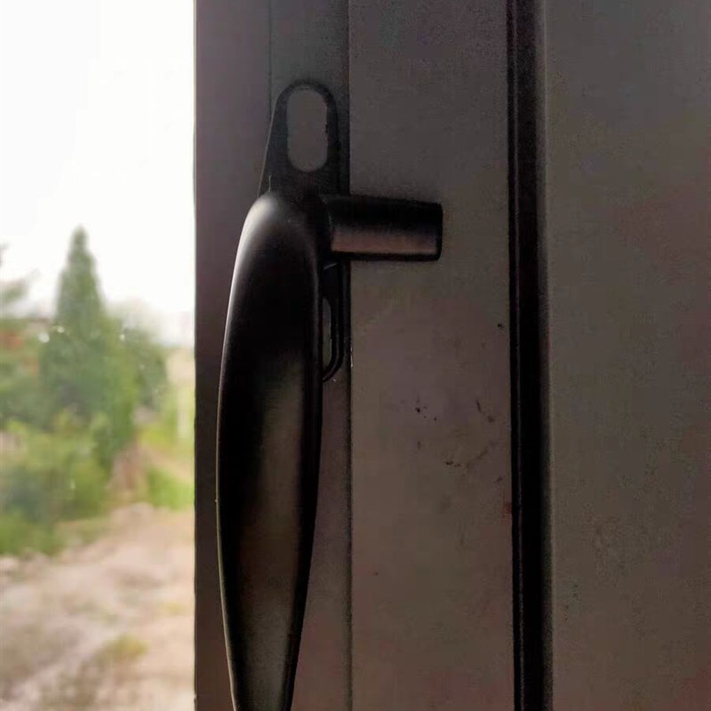 50铝合金窗把手玻璃窗户拉手外推窗配件老式平开门窗把手7字执手