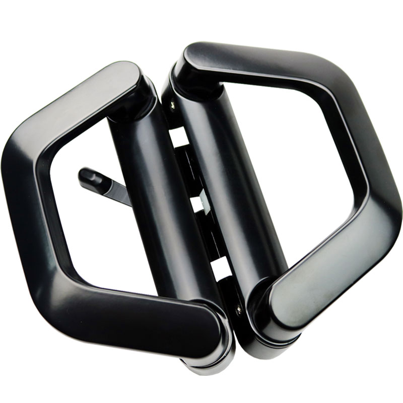 移门钩锁单扇移门锁隔断卫生间阳台玻璃铝合金移门锁单边对接门锁