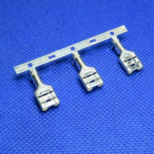 连带 接线端子 连绕端子 6.3 3000个 横带 黄铜镀锡 卷 250插簧