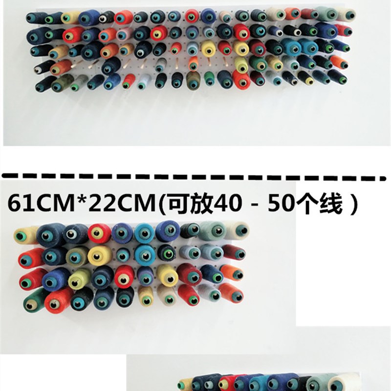 缝纫线架,实木放宝塔线家用线圈架可放96轴缝纫收纳架线托壁挂式