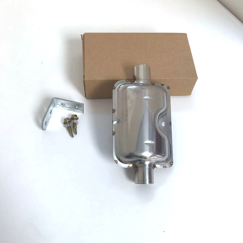 柴暖配件消音器驻车加热器配件排气管接头专用消音器降噪器