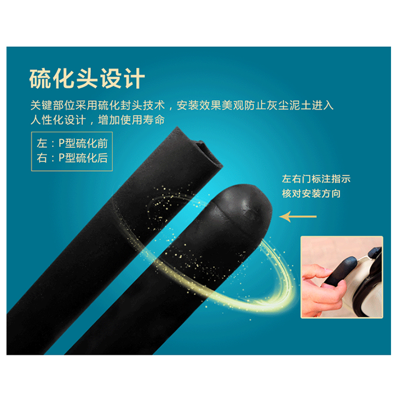 问界M7新能源汽车门缝隙装饰爆改专用防尘隔音降噪加装改装密封条