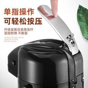 大容量车载保温水壶玻璃内胆开水暖瓶气压热水瓶 保温壶家用按压式