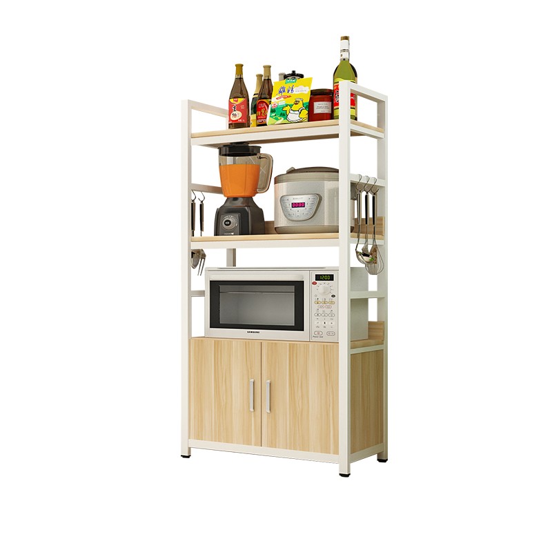 微波炉架多功能客厅储物碗柜烤箱架厨房电器收纳置物架家用可定制