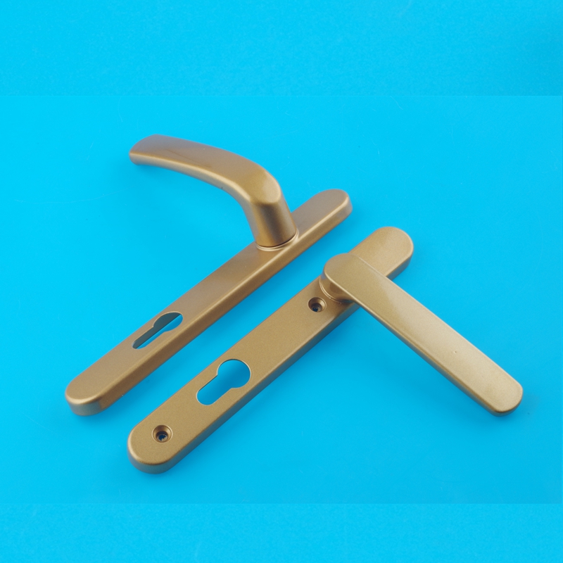 把手断桥隔热铝合金把手锁配件门面网纱门85门锁执手92把手配件