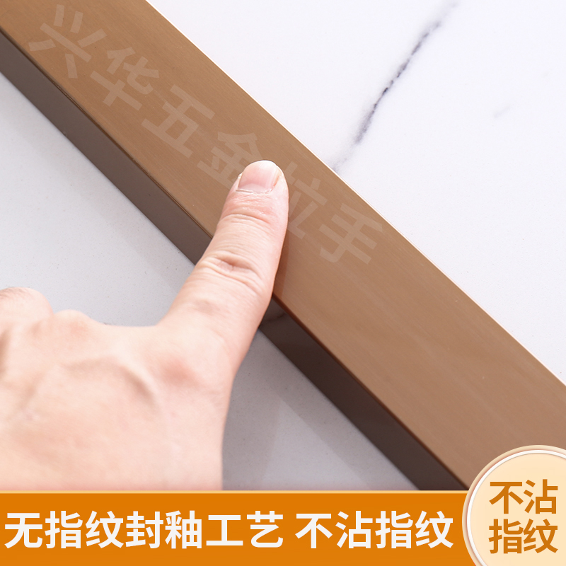 玻璃门拉手双弯方管有框门拐角把手不锈钢玫瑰金木门黑色黑拉丝