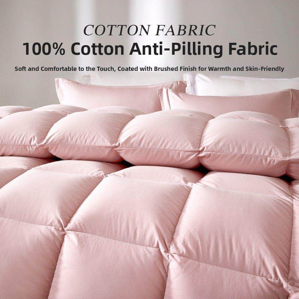 博洋家纺全棉匈牙利进口95白鹅绒被冬季加厚保暖羽绒被单双人被芯