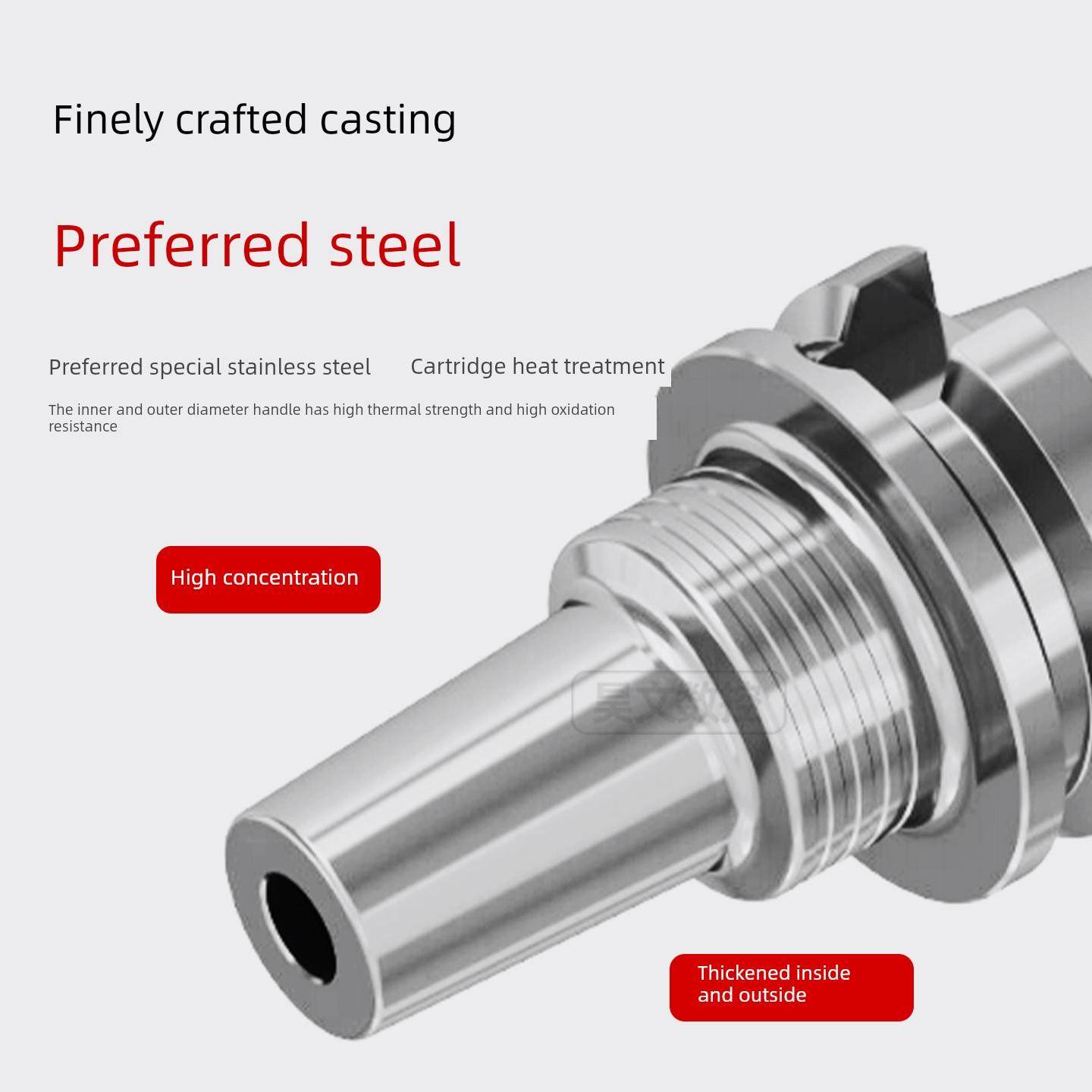 台湾MST热缩刀柄HSK100A不锈钢热胀刀柄ELSA烧结式热缩ELSB