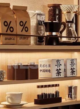 样板房厨房咖啡主题摆件售楼部水吧台接待处接待厅水吧台软装饰品