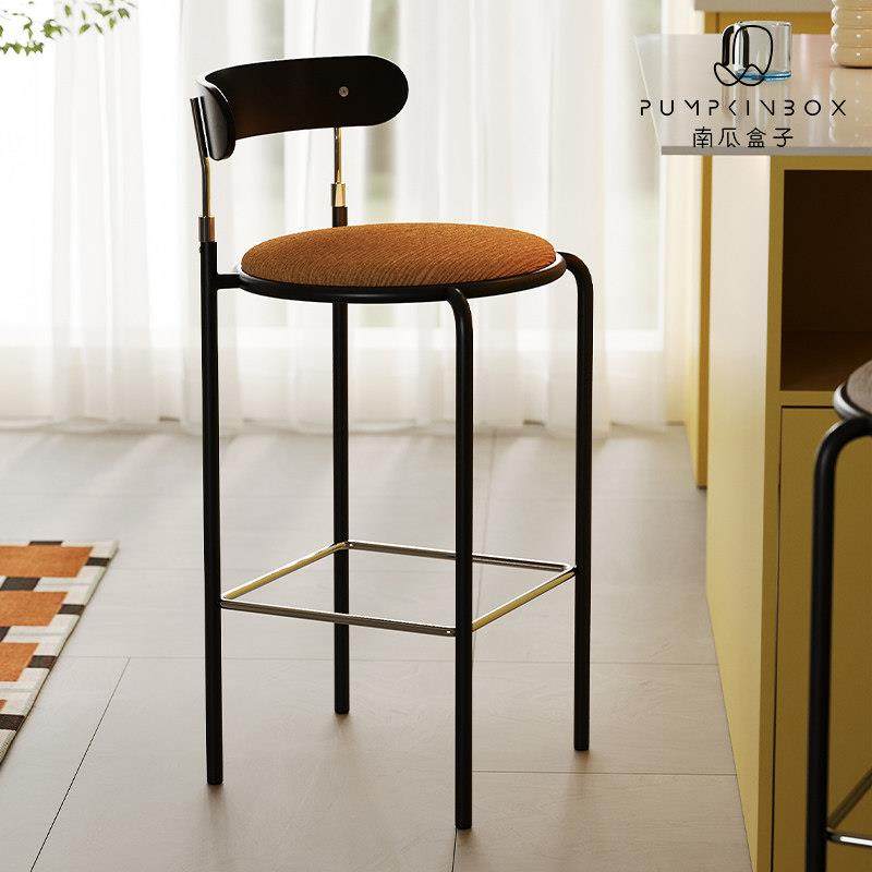 中古吧台椅现代简约家用轻奢休闲 岛台高脚椅创意咖啡厅设计师吧,住宅家具,家用高脚椅,淘宝优惠券,粉丝福利购,淘宝优惠卷
