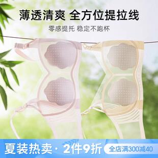 孕之彩哺乳内衣夏季薄款聚拢防下垂怀孕期胸罩产后哺乳孕妇薄文胸