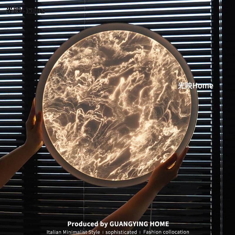 意式轻奢创意云雾吸顶灯现代简约全光谱主卧室高级感护眼吸顶灯,家装灯饰光源,餐厅/卧室/书房吸顶灯,淘宝优惠券,粉丝福利购,淘宝优惠卷